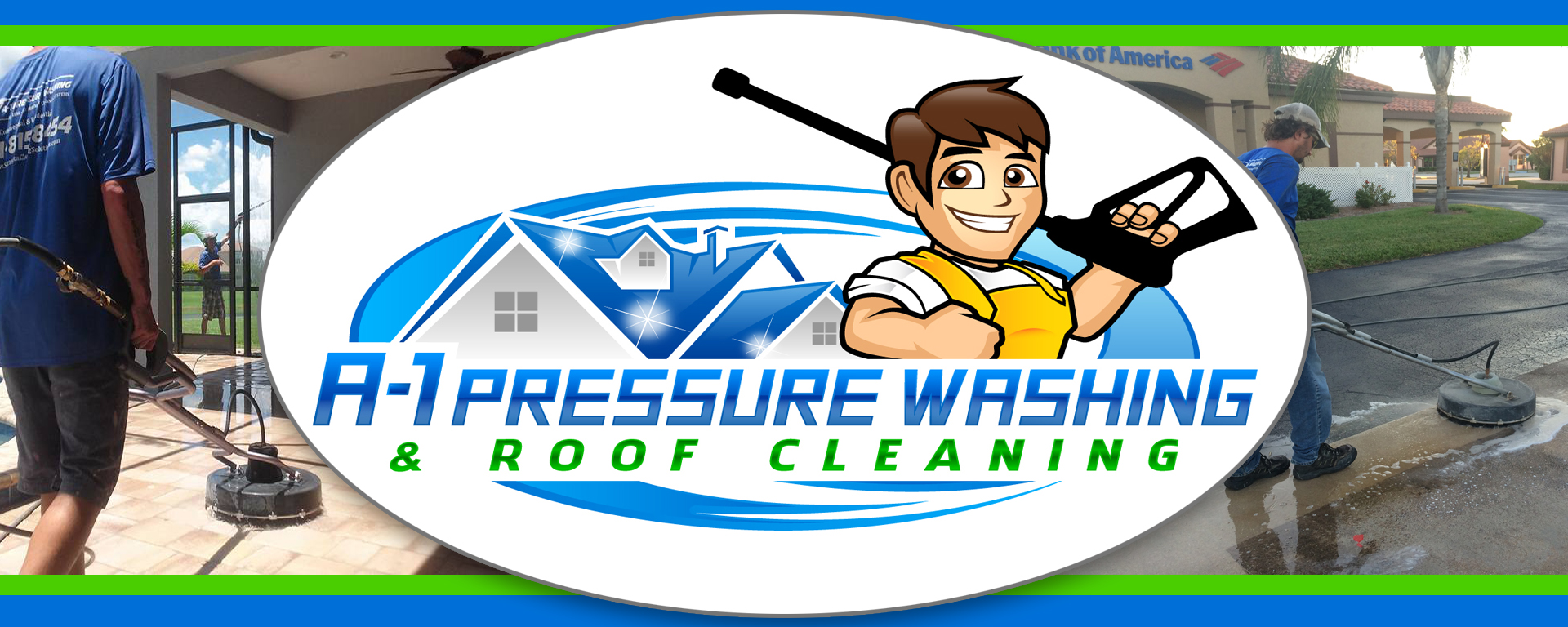 A-1 Pressure Washing & Roof Cleaning Company logo